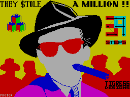 They Stole a Million title screen for ZX Spectrum